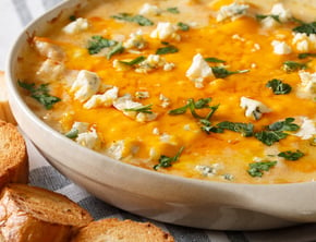 cheesy potatoes in a bowl