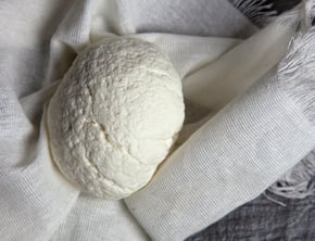 white, fluffy dough balls