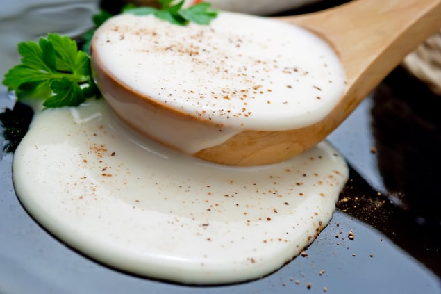 viscosity vs mouthfeel in creamy sauce